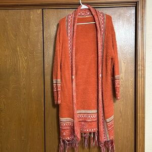 Super cute Boho Sweater- Like new